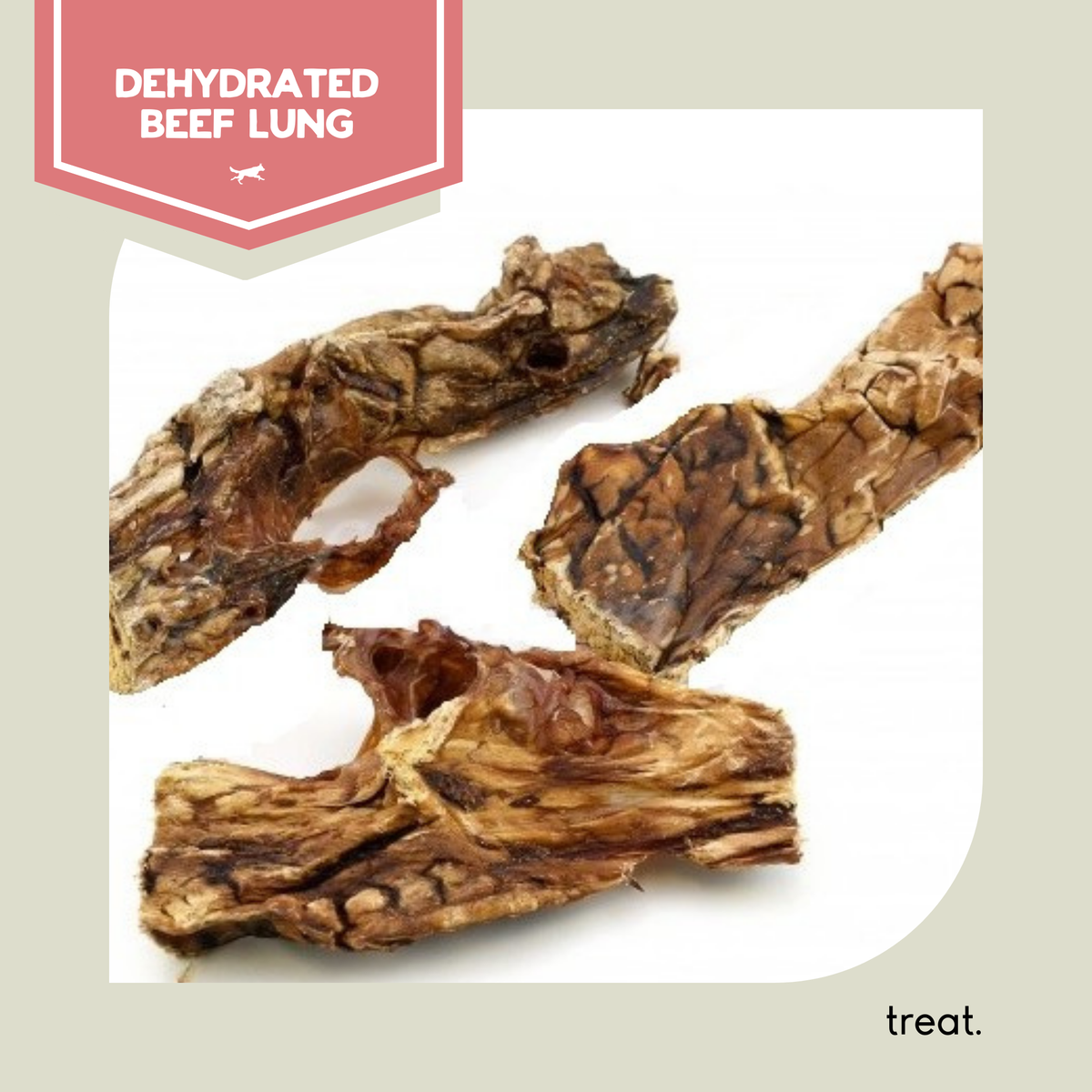 Dehydrated beef lung dog treats online
