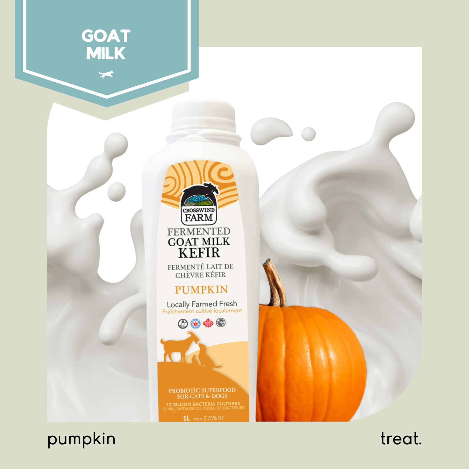 Crosswind Farms Kefir with Pumpkin