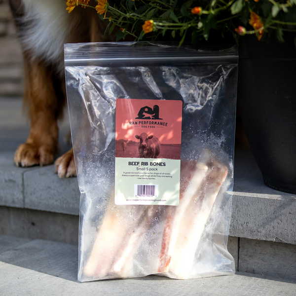 Beef Rib Bones (5 pack) Raw Dog Food Delivery Ontario Raw