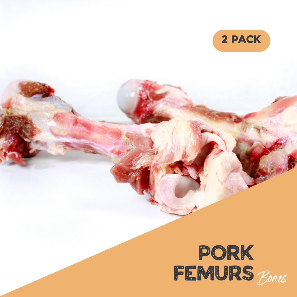 Are raw pork top bones ok for dogs