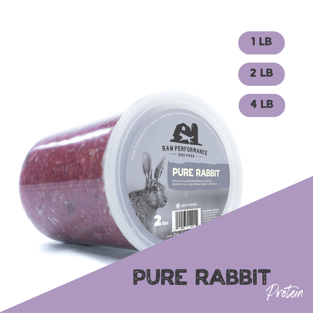 Rabbit | Raw Dog Food Delivery Ontario | Raw Performance Dog Food