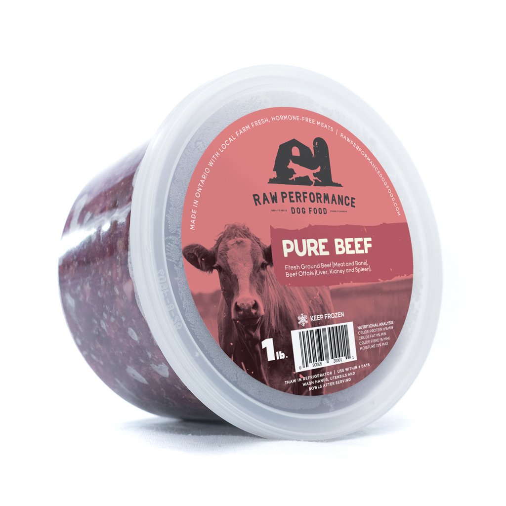 Pure Beef, Raw Dog Food Ontario Delivery